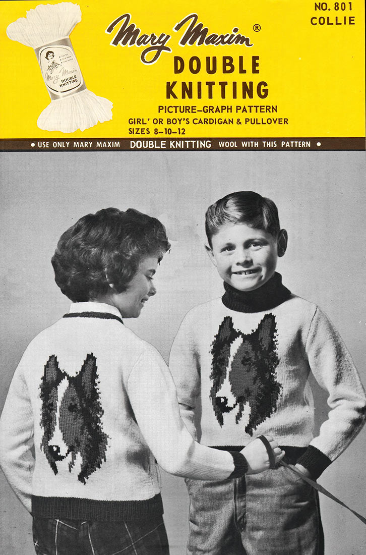 Girl's Or Boy's Collie Cardigan Pattern