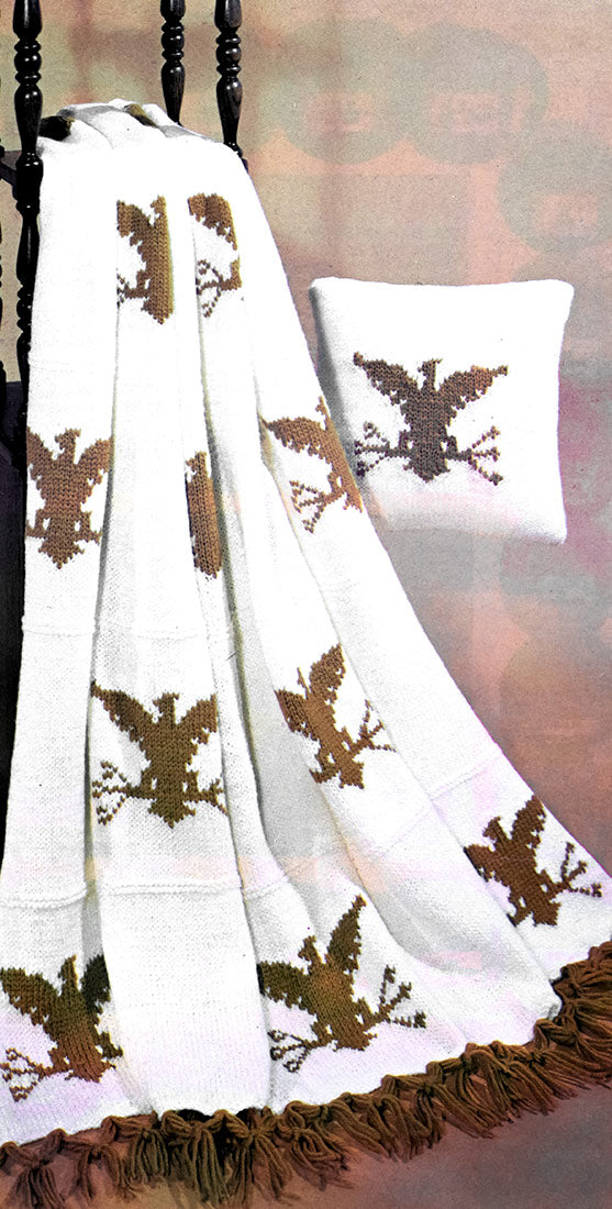 Eagle Afghan & Pillow Pattern