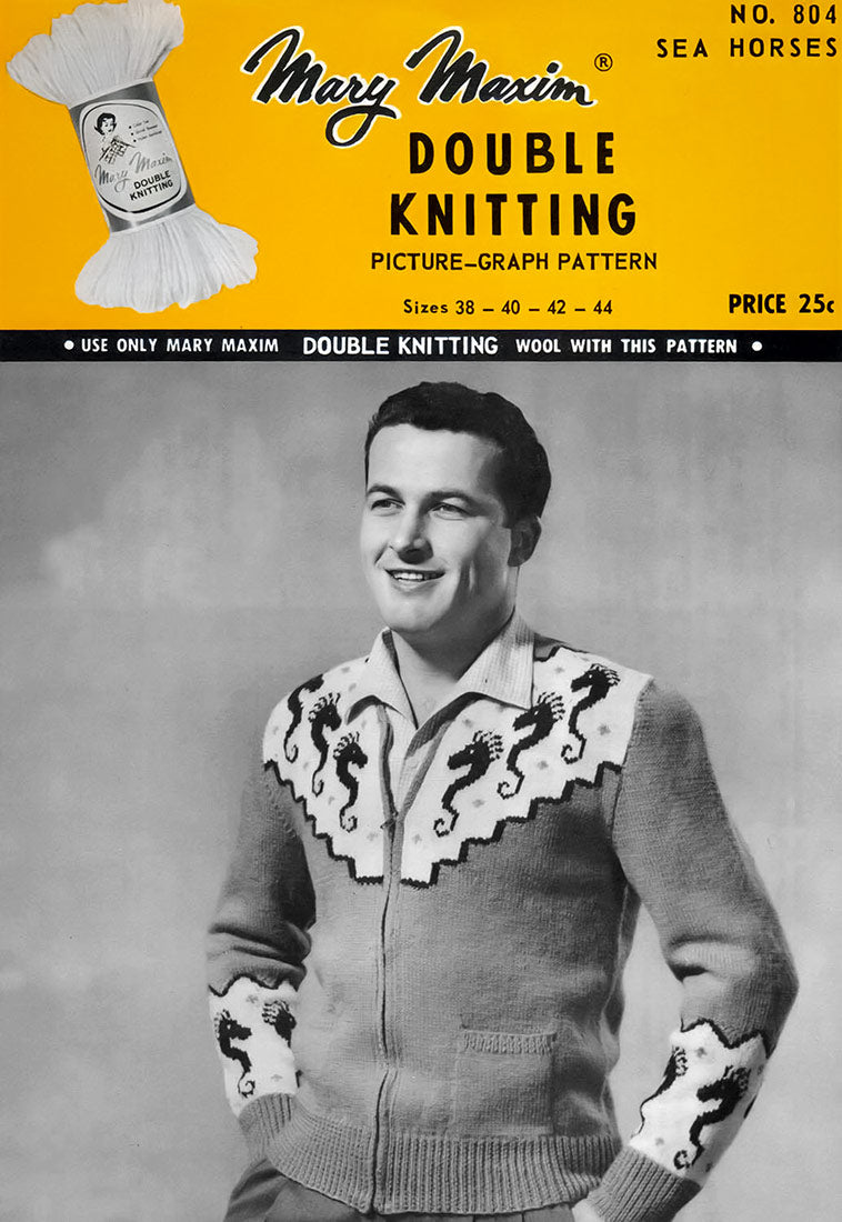 Modèle de cardigan d’hippocampes