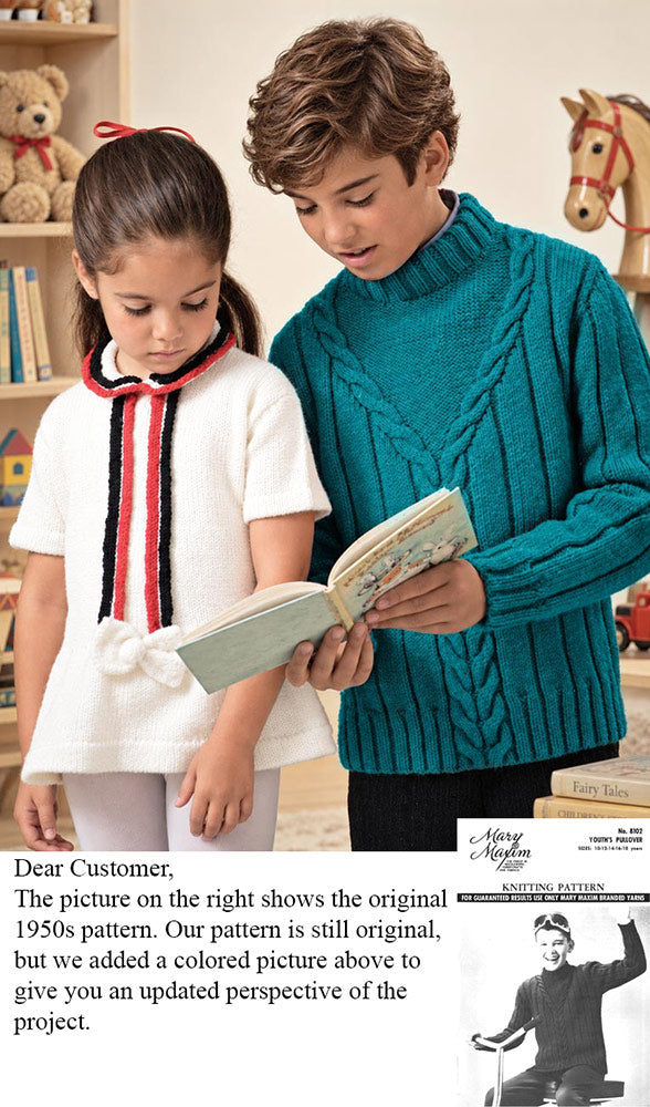 Youth's Pullover Pattern