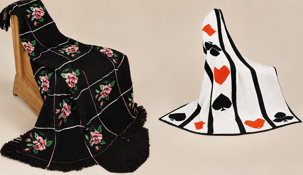 Playing Card, Colonial Rose and Baby Afghan Pattern