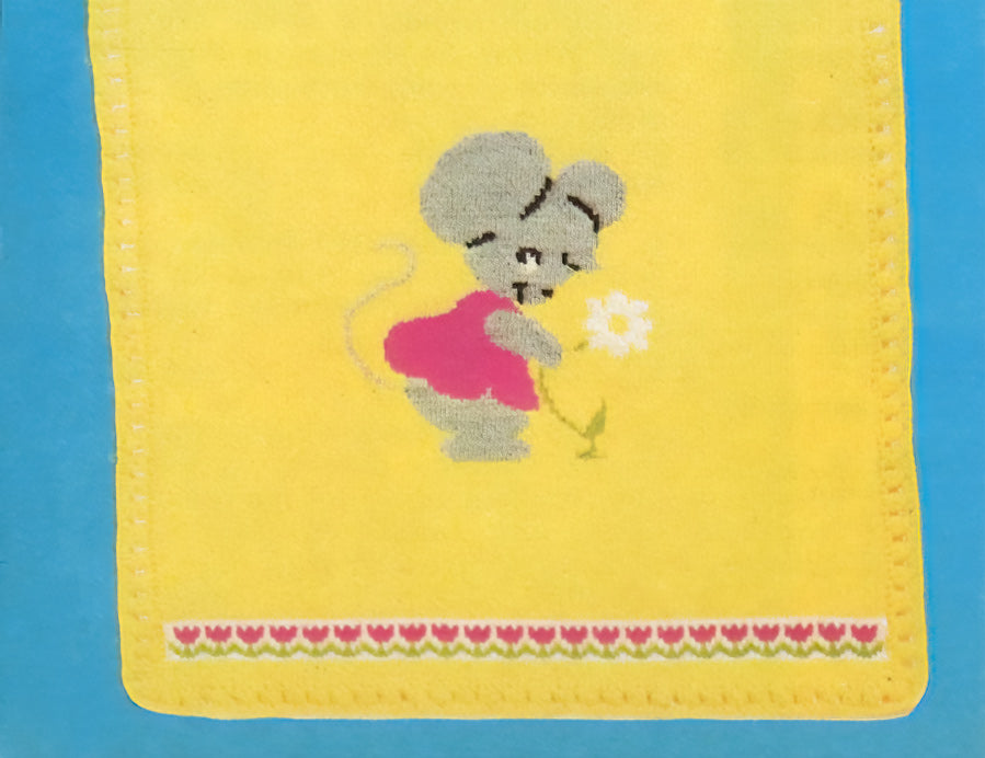 Jolly Jumbo Mouse Cot Cover Pattern