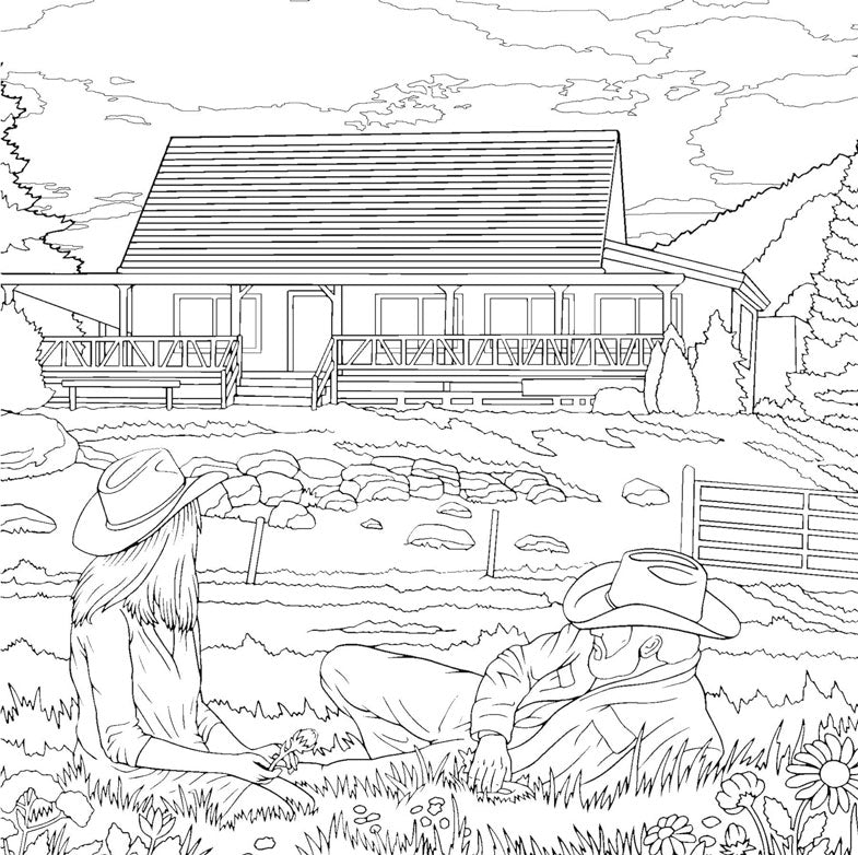 The Unofficial Yellowstone Coloring Book