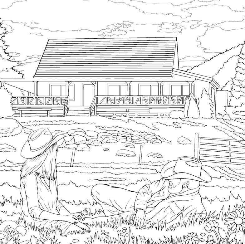 The Unofficial Yellowstone Coloring Book