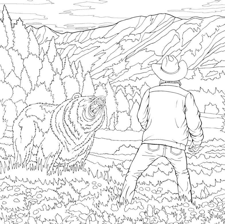 The Unofficial Yellowstone Coloring Book