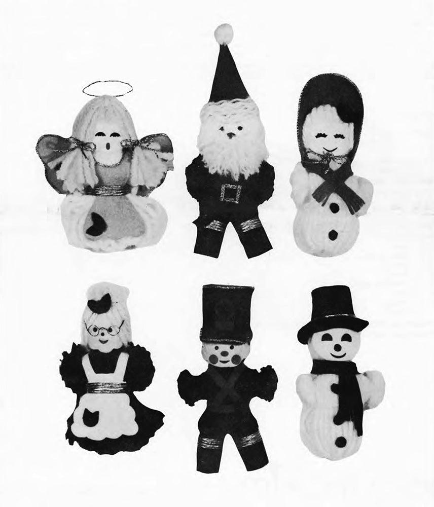 Christmas Yarn Ornaments Pattern