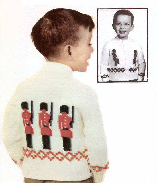 Modèle de cardigan de grenadiers