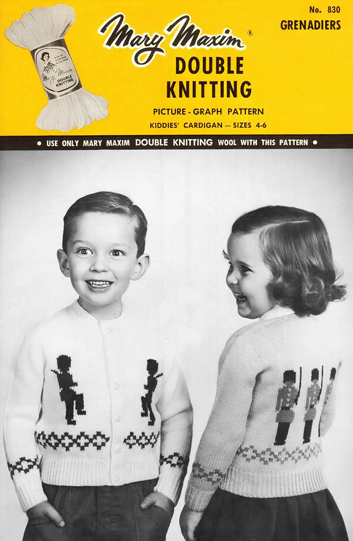 Modèle de cardigan de grenadiers