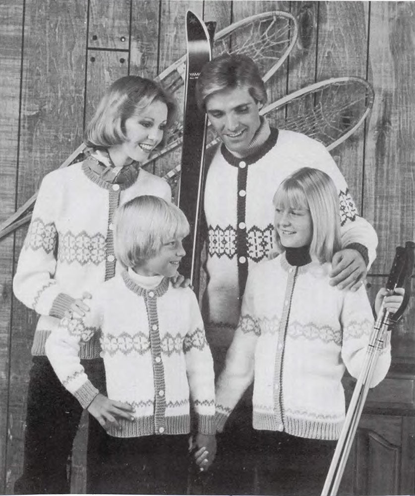 Adult's Scandinavian Cardigan Pattern