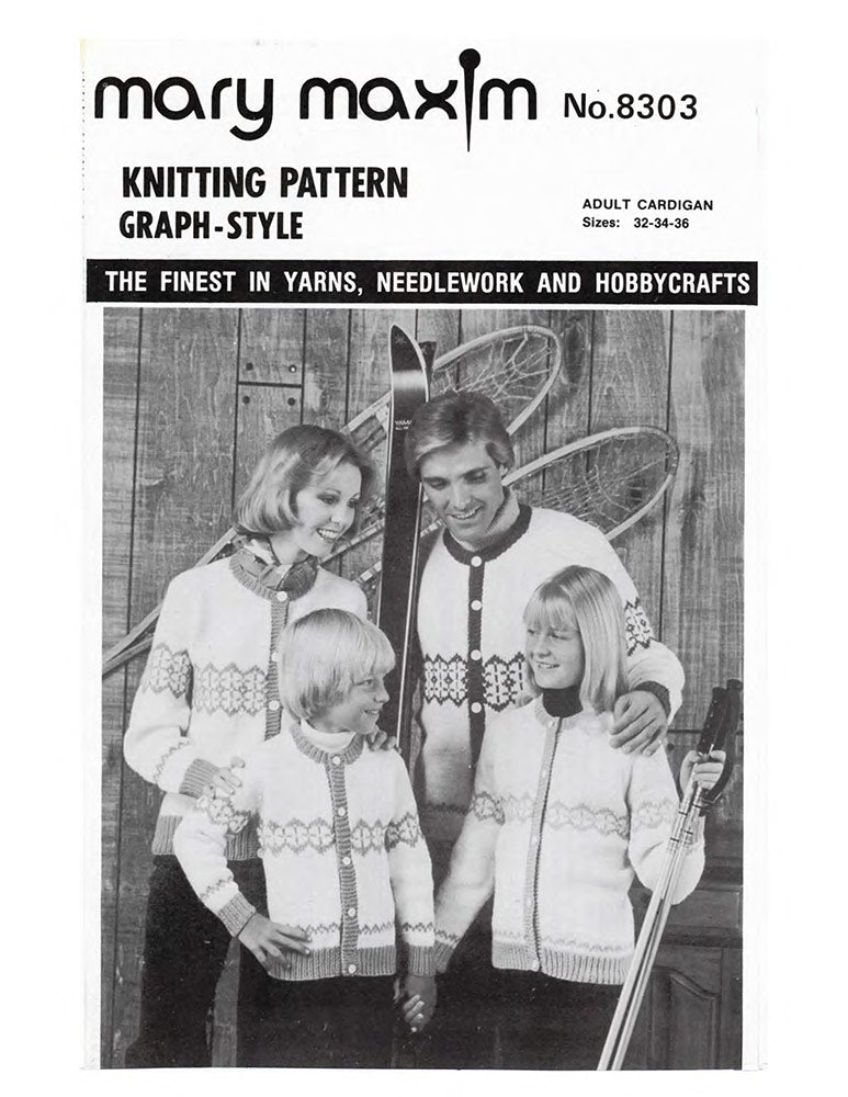 Adult's Scandinavian Cardigan Pattern