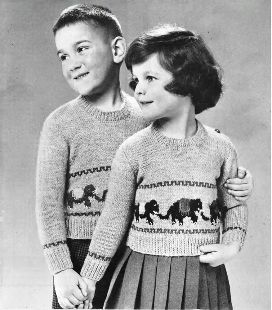Elephants Pullover Pattern