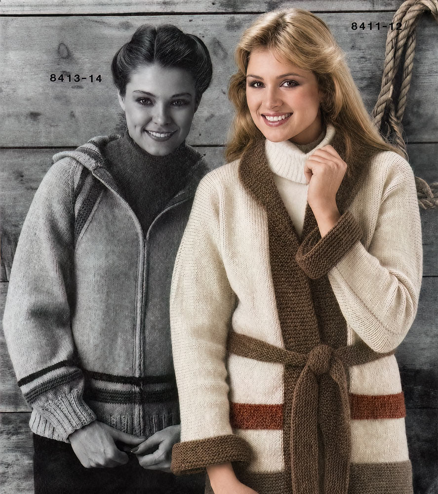 Hooded Wrap Sweater Pattern