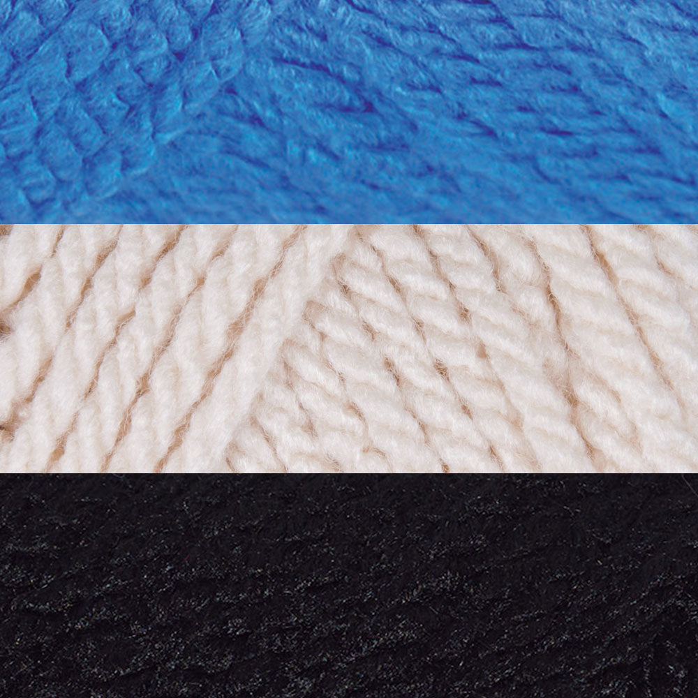 Chunky Plaid Crochet Blanket