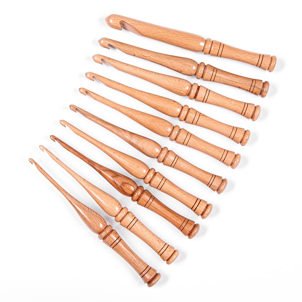 Steam Beech Wood Crochet Hooks