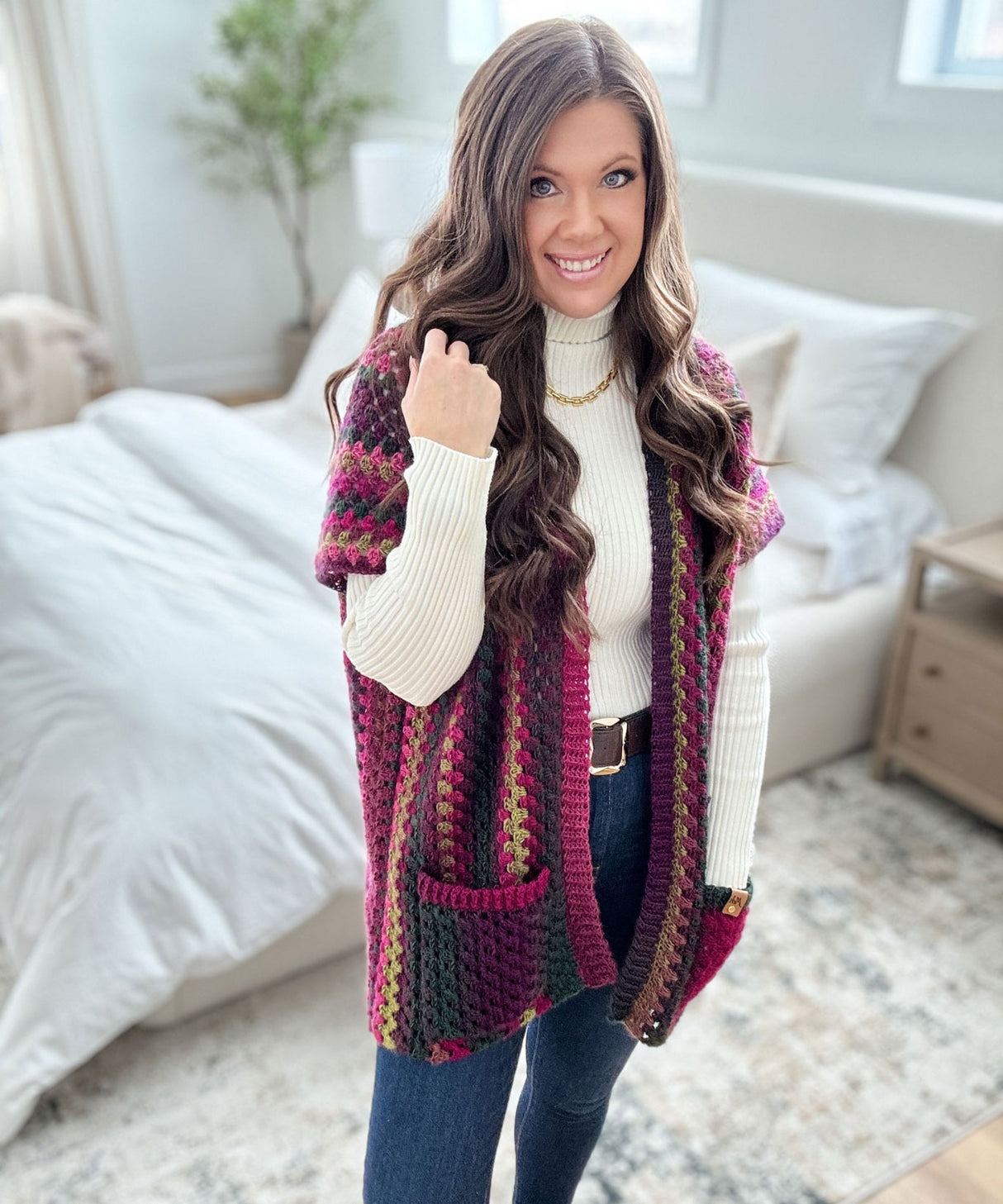 Short Granny Pop Ruana