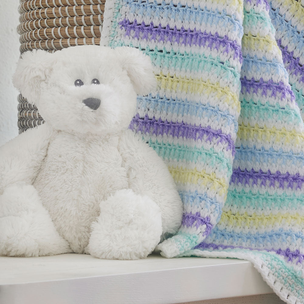 Twisted Cluster Baby Blanket