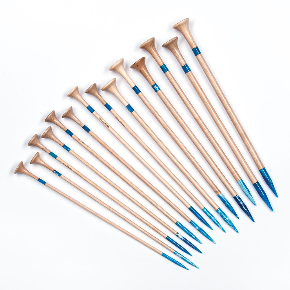 Maple Wood Single Point Knitting Needles