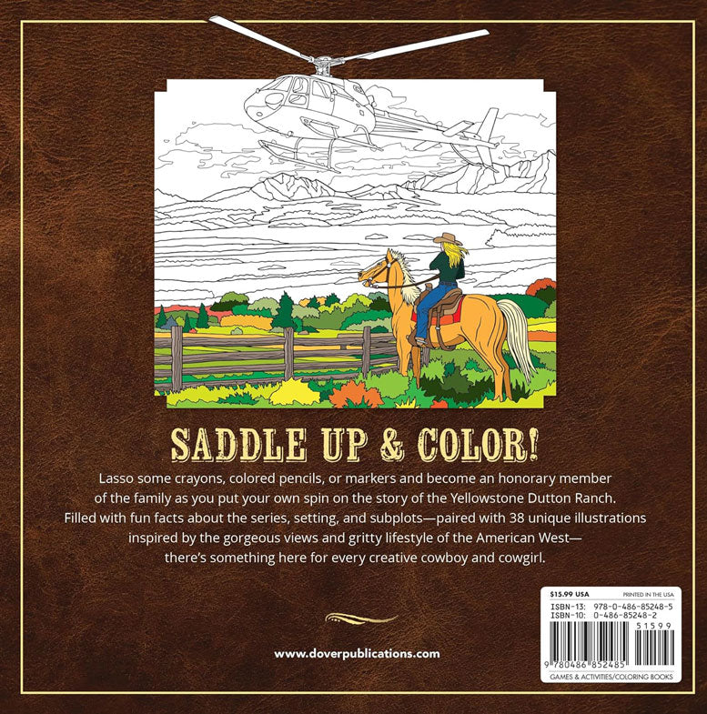 The Unofficial Yellowstone Coloring Book