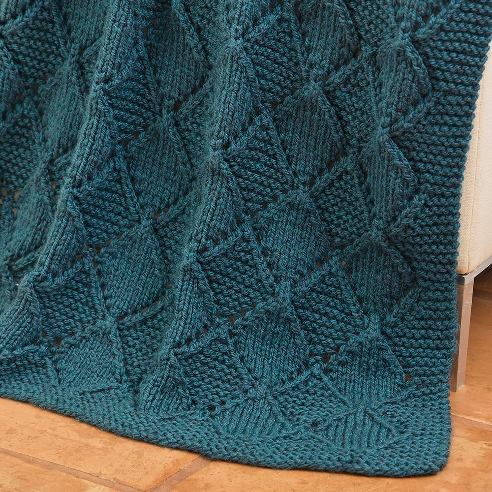Argyle Knit Throw