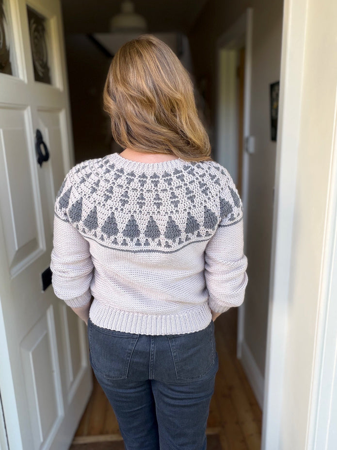 Adult Twinkling Trees Sweater