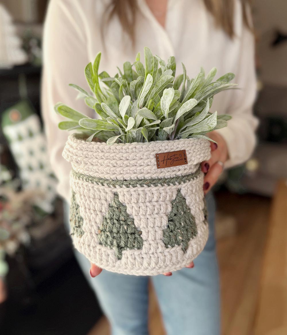 Twinkling Trees Baskets