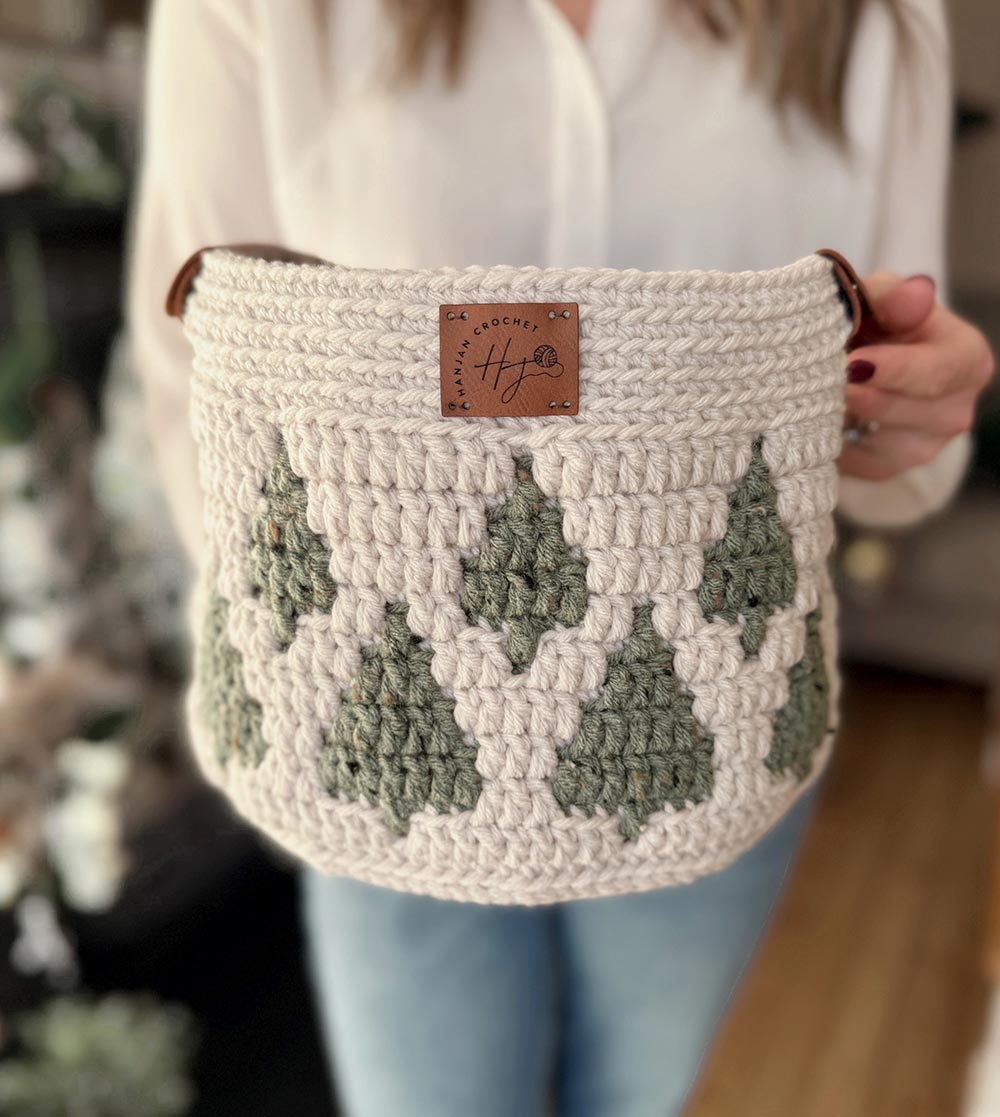 Twinkling Trees Baskets