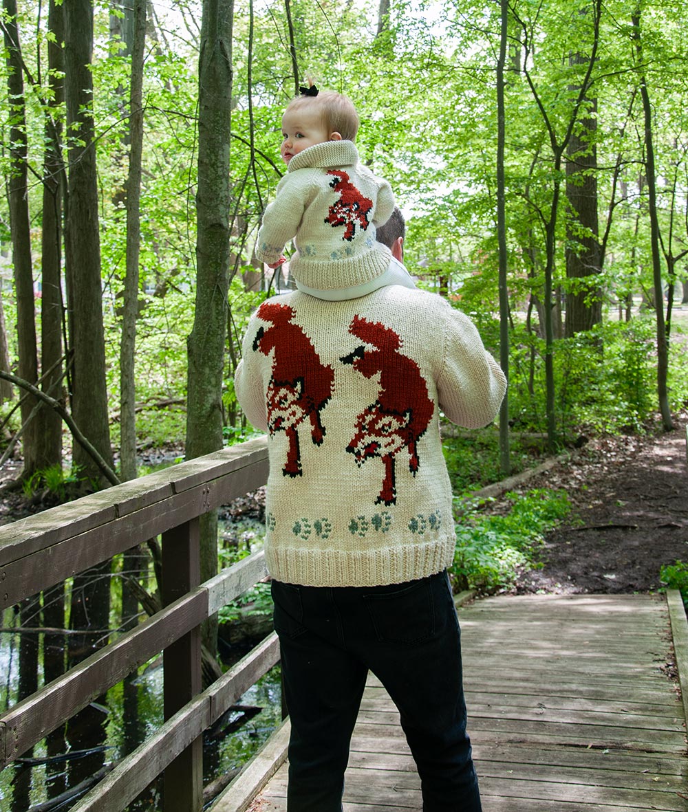 Child's Wolf Cardigan
