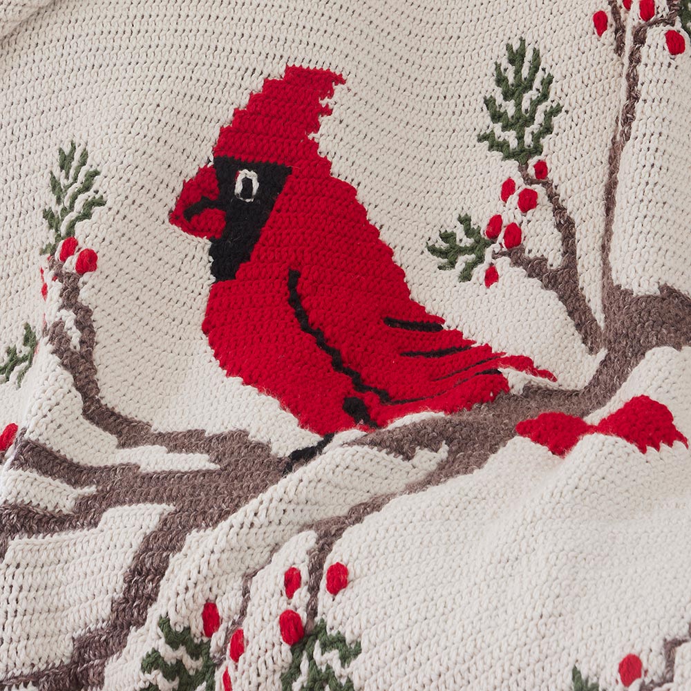 Cardinal Forest Afghan
