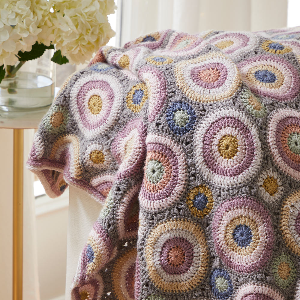 Magic Circles Afghan