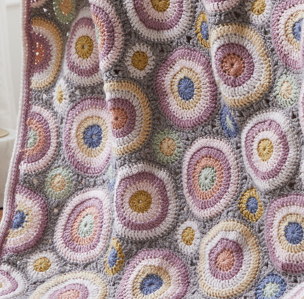 Magic Circles Afghan