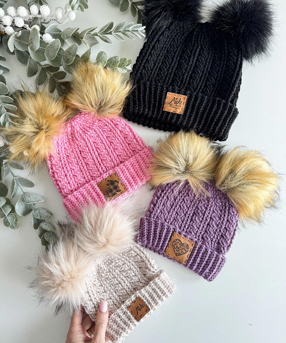 Cuddle Cables Crochet Beanie