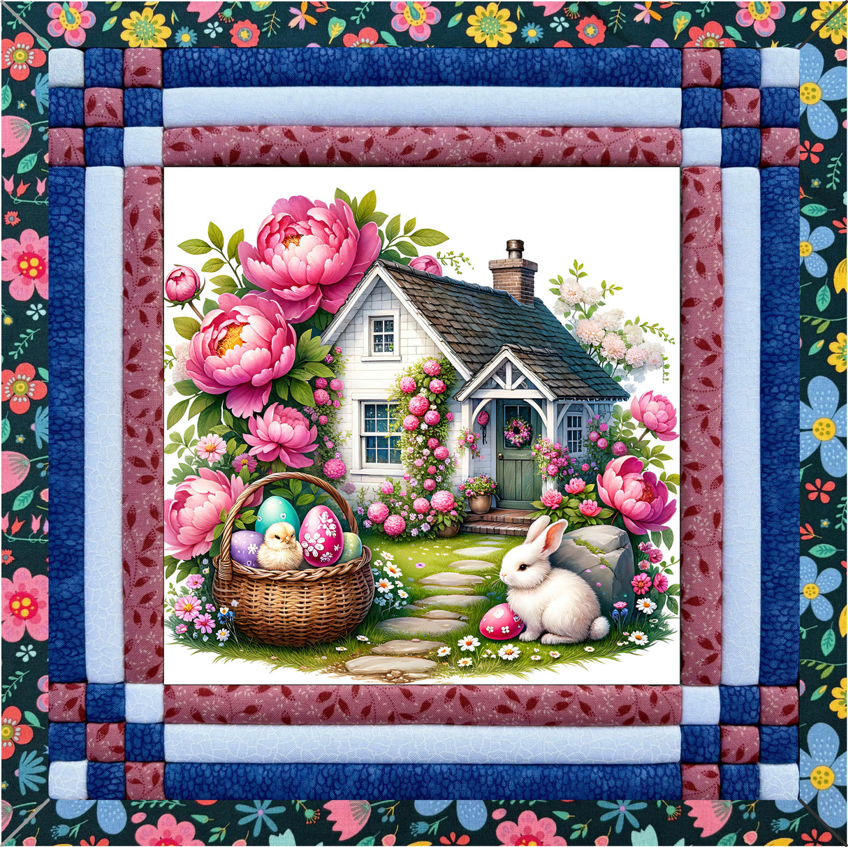 Bunny House Quilt Magic Kit