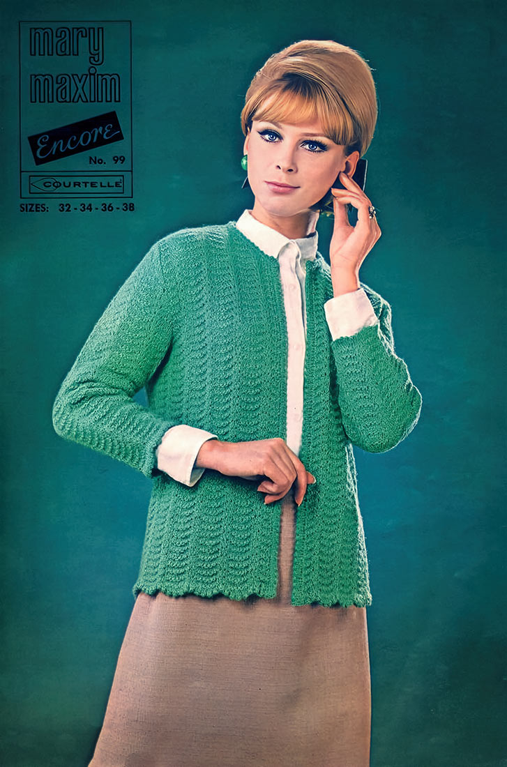 Patron de cardigan Encore