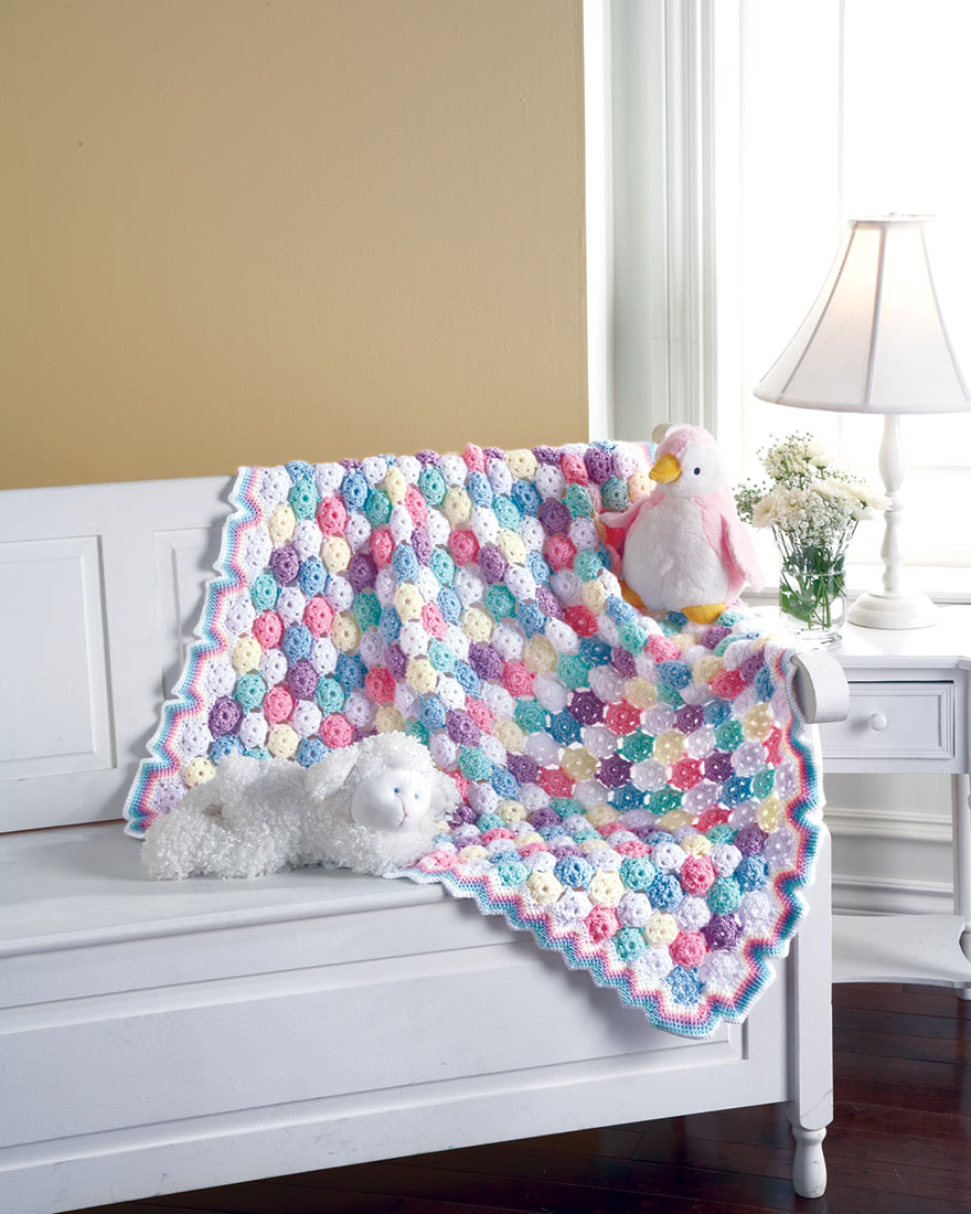 Tiny Bubbles Blanket Pattern