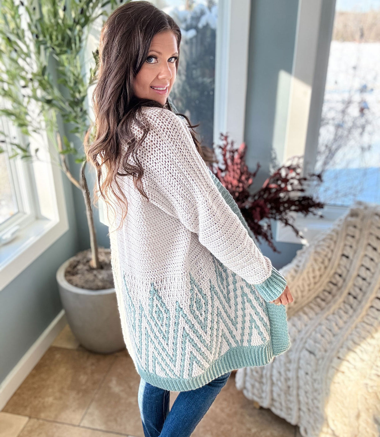 Diamond Drift Cardigan