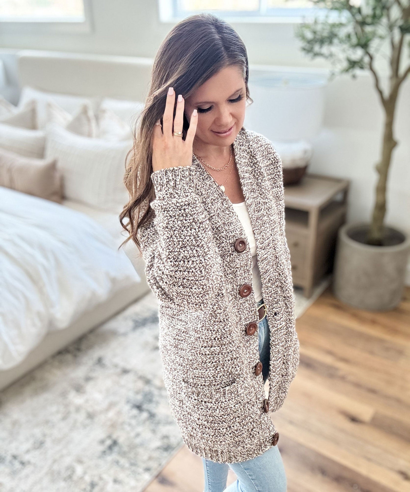 Everyday Ragg Cardigan – Mary Maxim