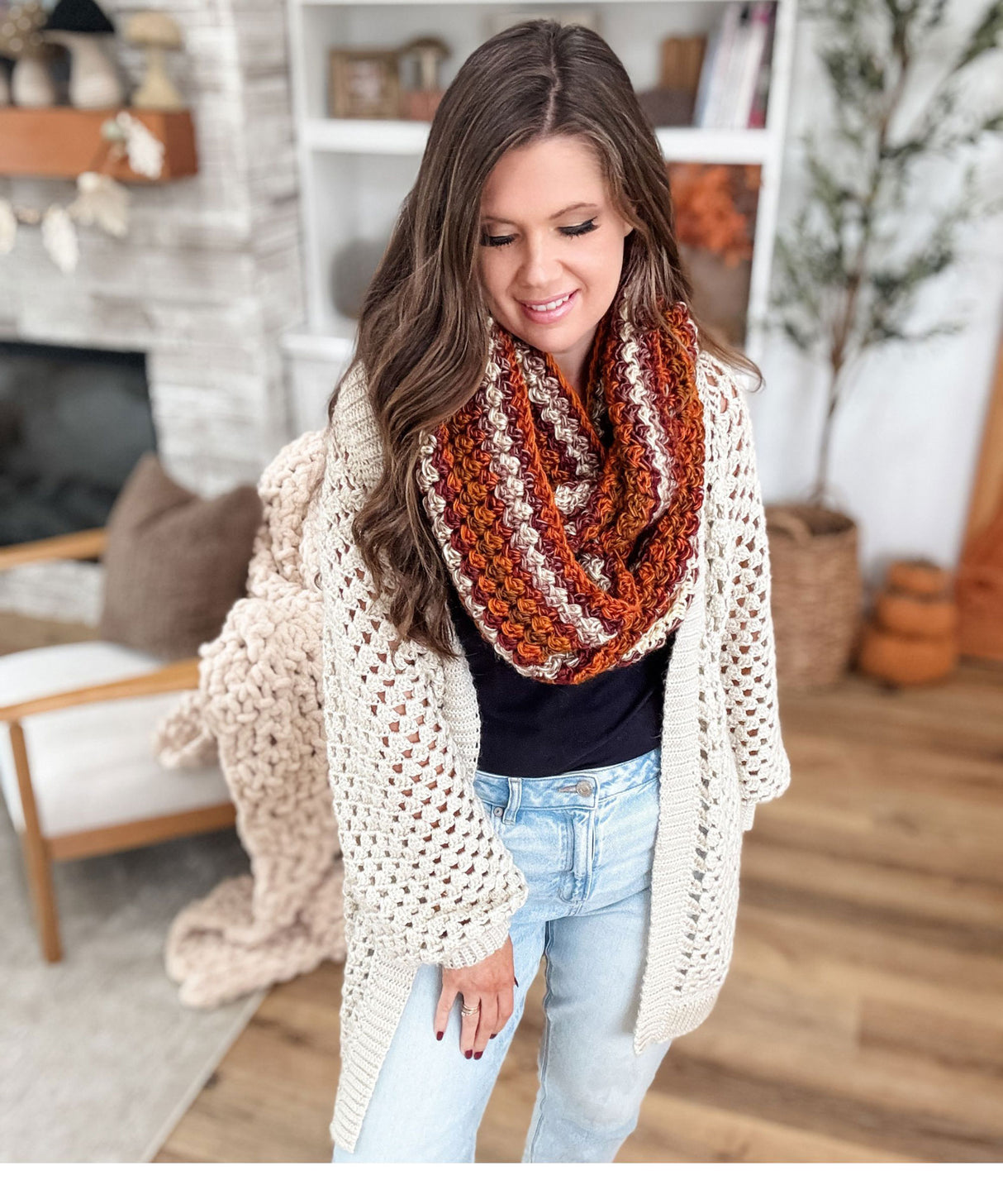 Chunky Suzette Infinity Scarf