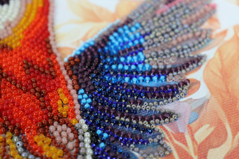 A Colorful Flag of A Wing Seed Bead Kit