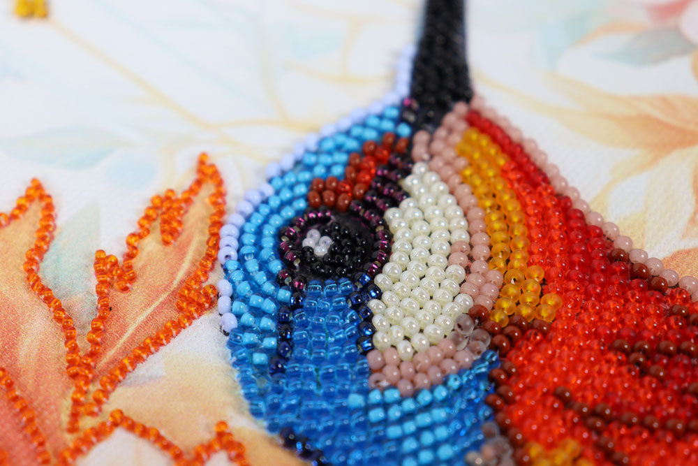 A Colorful Flag of A Wing Seed Bead Kit