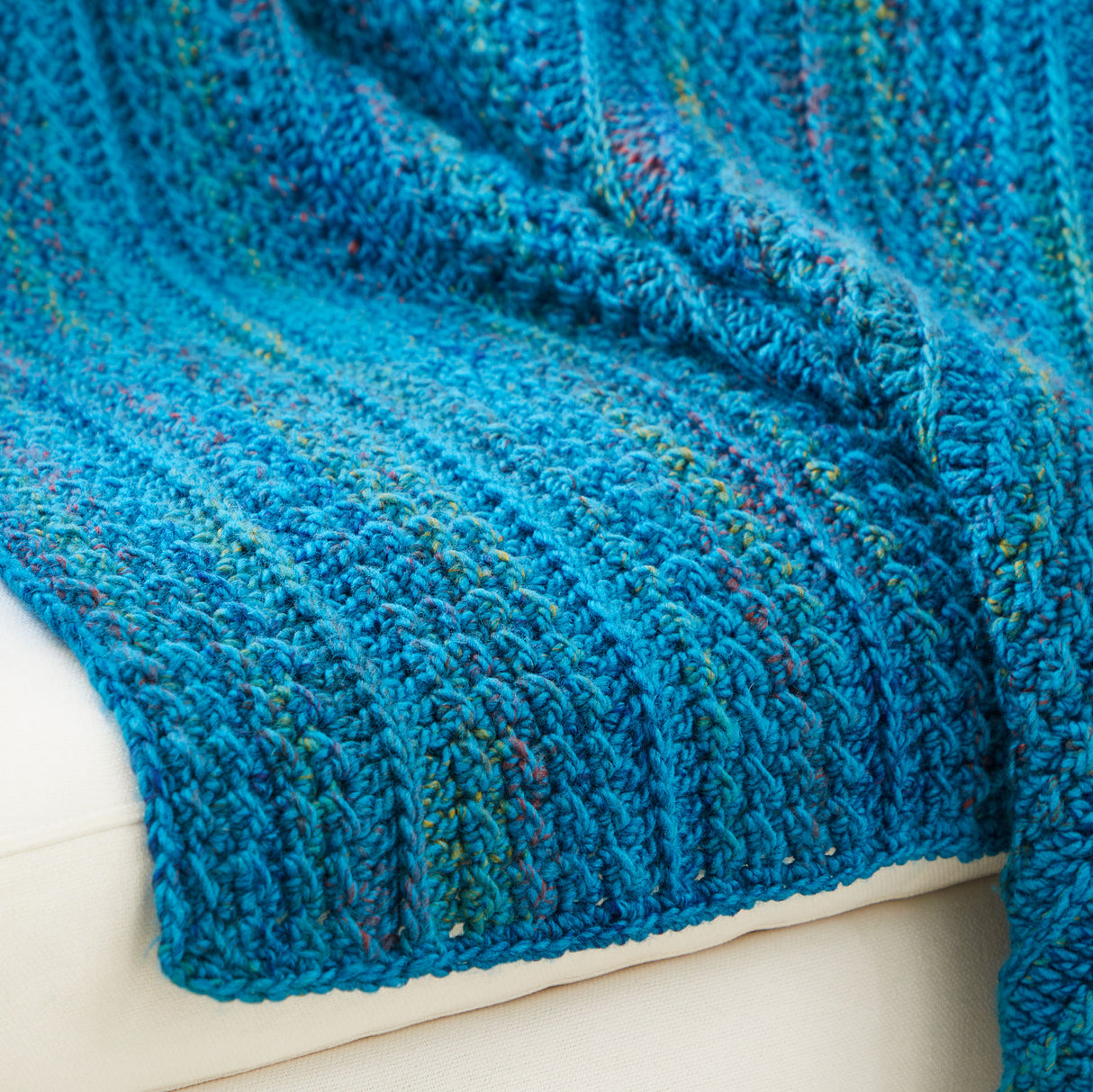 Couverture au crochet douce et câline