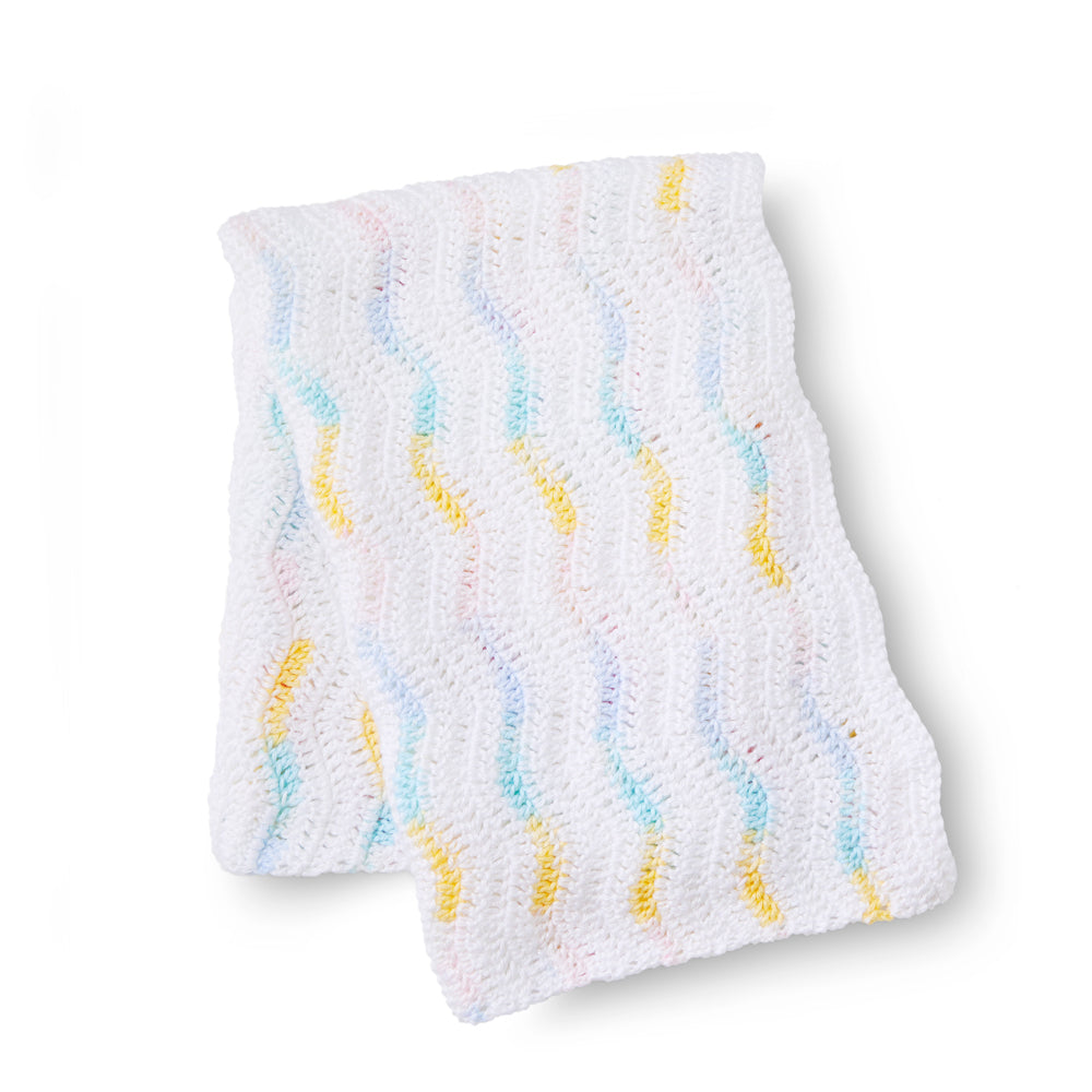 Couverture au crochet vagues paisibles