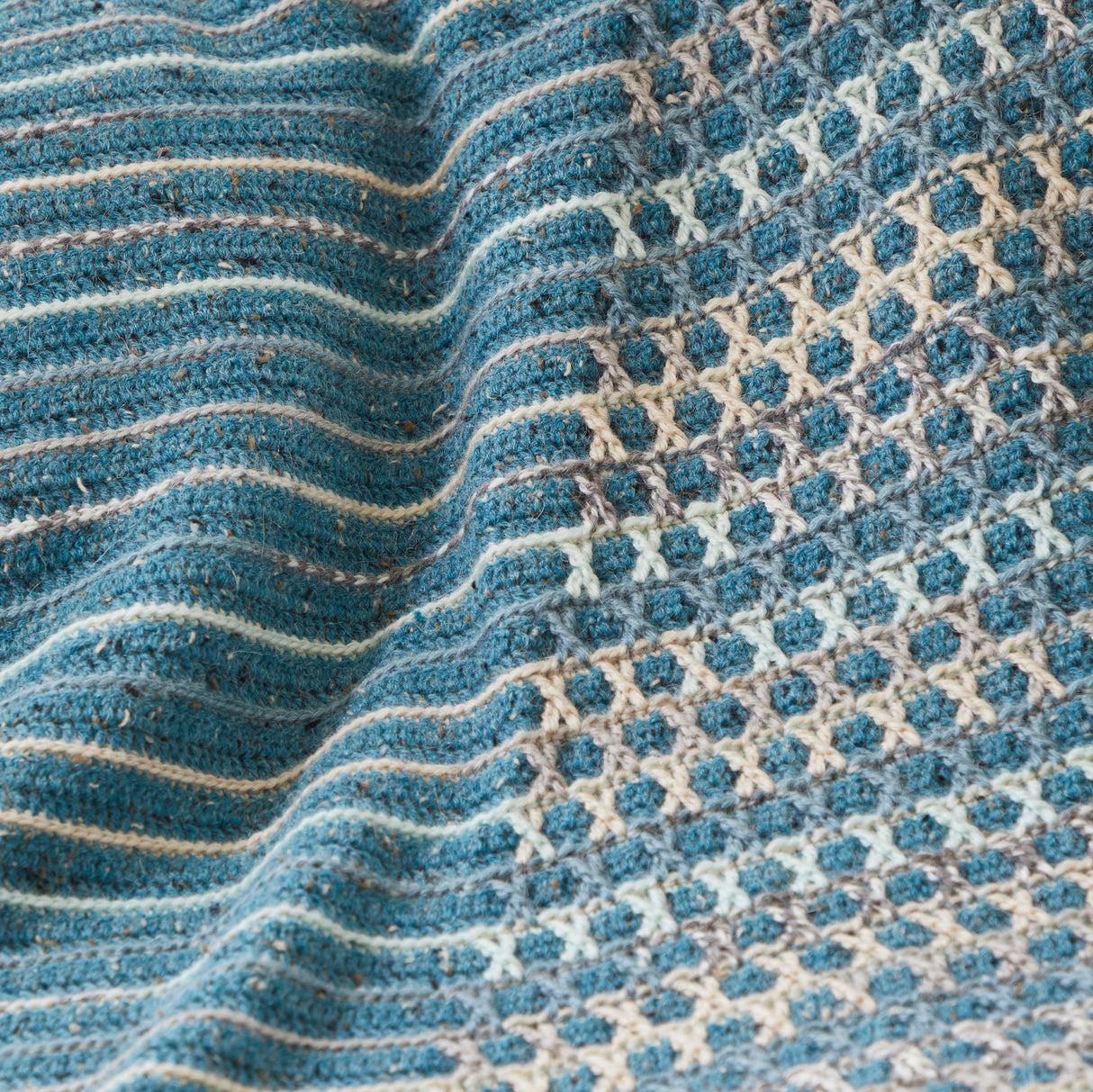 Caned Stitch Crochet Throw
