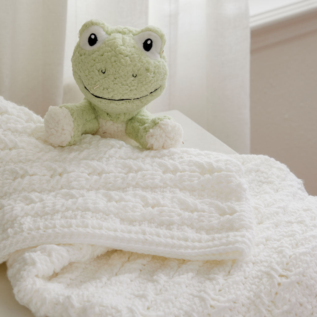 Chain of Hearts Baby Blanket