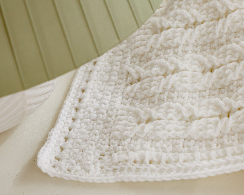 Chain of Hearts Baby Blanket