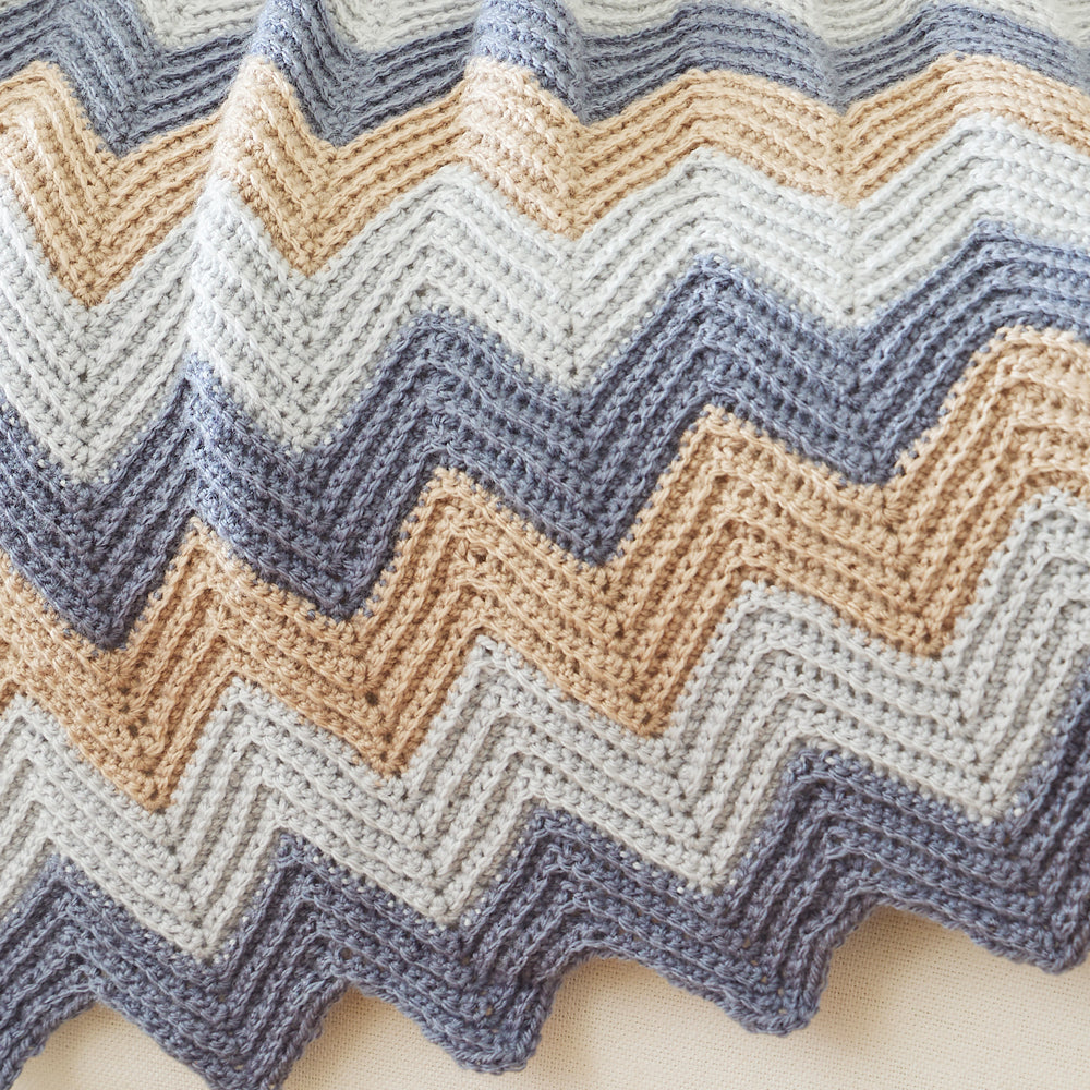 Knit or Crochet Ripple Afghan
