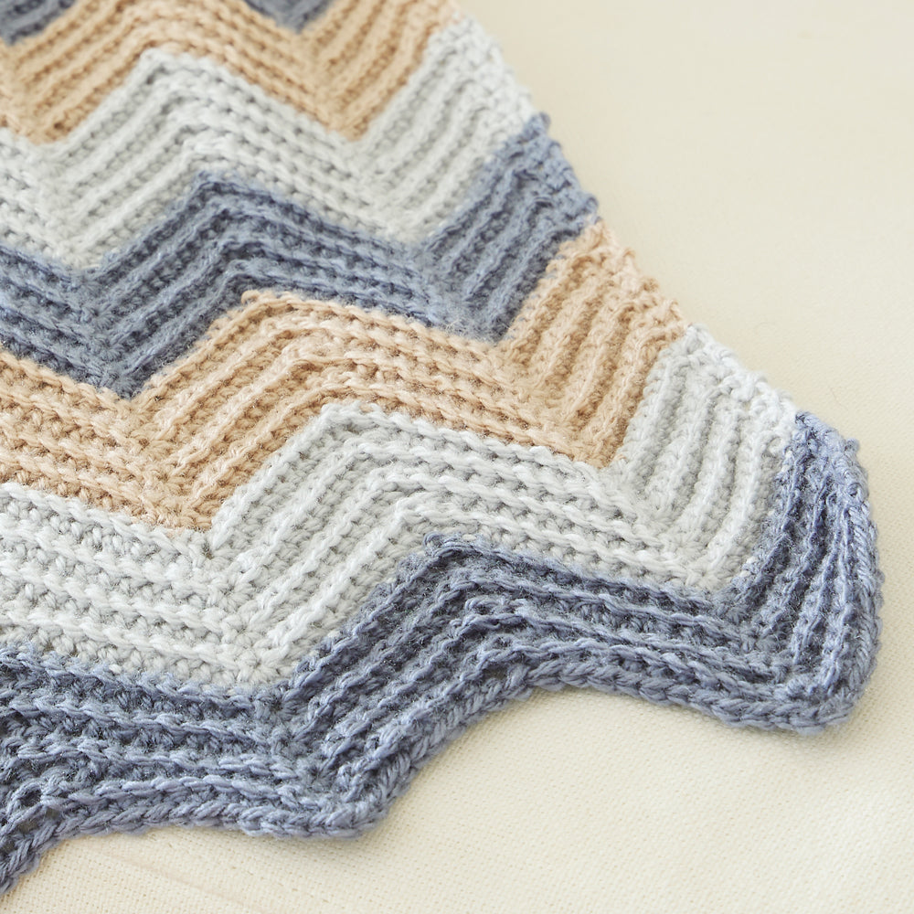 Knit or Crochet Ripple Afghan