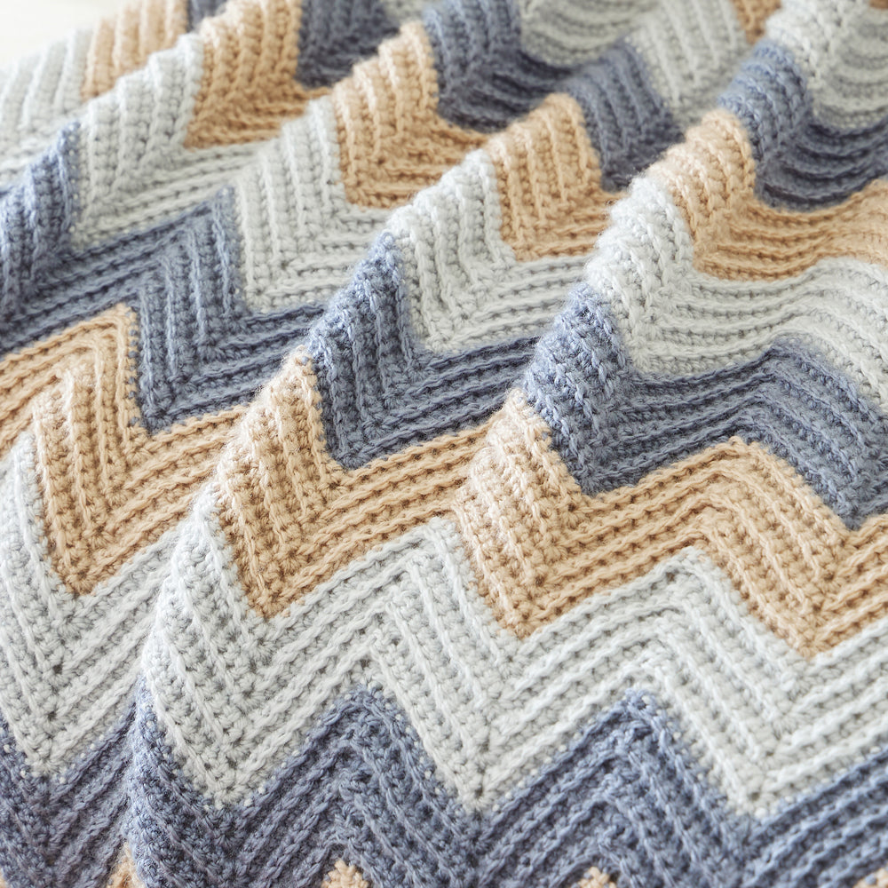 Knit or Crochet Ripple Afghan