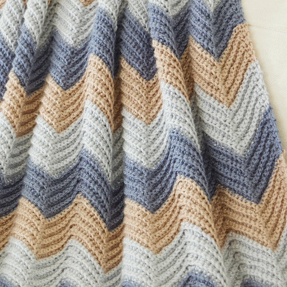 Knit or Crochet Ripple Afghan