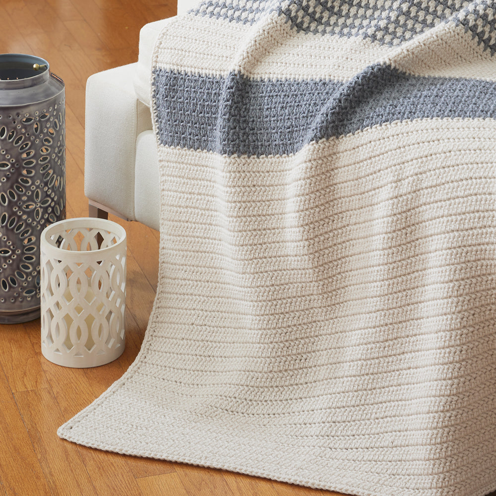 Modern Crochet Throw