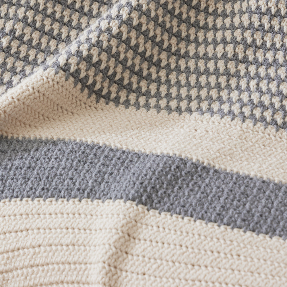 Modern Crochet Throw